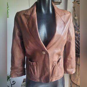 Brown Leather Jacket